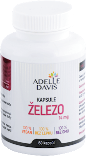 Kapsuly Železo 14 mg ADELLE DAVIS