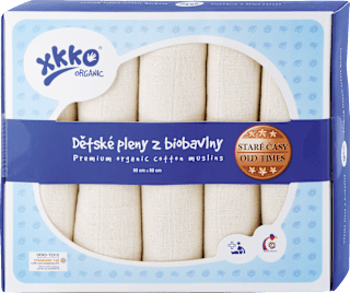 Bavlnené plienky Staré časy - natural xkko
