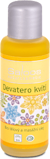 masážní olej  Devatero kvítí Saloos