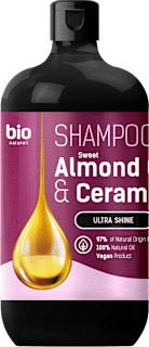Szampon ze słodkich migdałów i ceramidów do wszystkich rodzajów włosów Bio Naturell