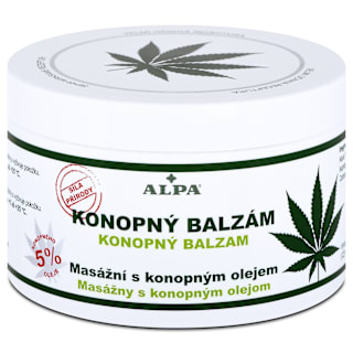 konopný balzám Alpa