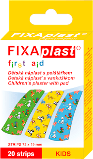dětská náplast s polštářkem FIXAplast