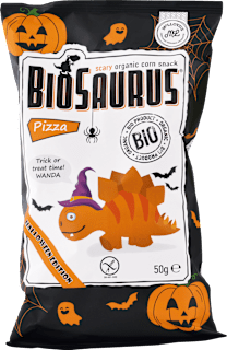Bio Kukuričný snack s príchuťou pizza BioSaurus