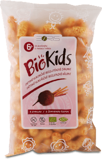 Detské kukuričné bezgluténové chrumky s cviklou BioKids