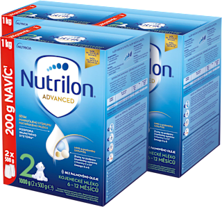 Následná dojčenská mliečna výživa Advanced 2 - 3x1 kg Nutrilon
