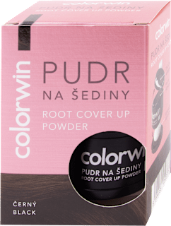 pudr na šediny černý colorwin