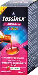 Sirup na všetky druhy kašľa Junior Tussirex