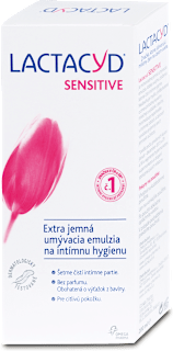 Extra jemná umývacia emulzia na intímnu hygienu Sensitive LACTACYD