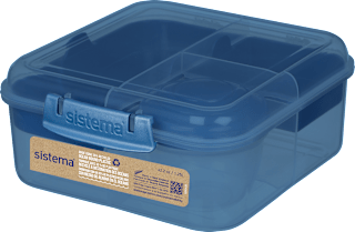 Potravinový box, objem 1,25 l, modrá sistema