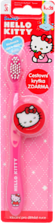 dětský zubní kartáček + 3D krytka Hello Kitty