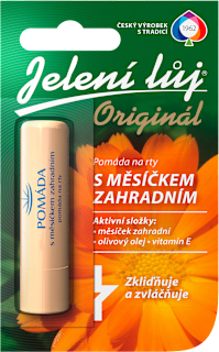Originál pomáda na rty s měsíčkem zahradním Jelení lůj