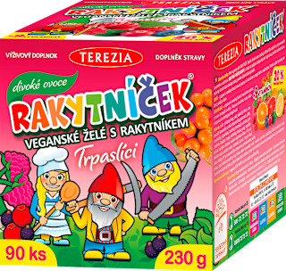 veganské želé s rakytníkem Divoké ovoce TEREZIA
