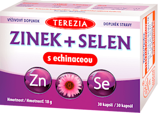 Zinek + Selen s echinaceou TEREZIA