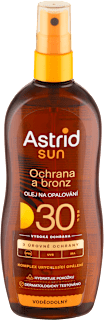 sun olej na opalování OF30 Astrid
