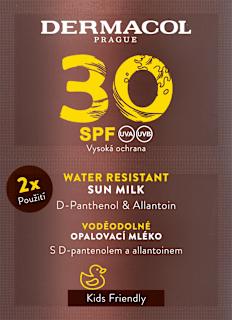 SUN opalovací mléko OF30 2x15 ml Dermacol