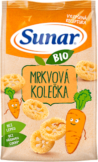 BIO detské chrumky mrkvové kolieska Sunar