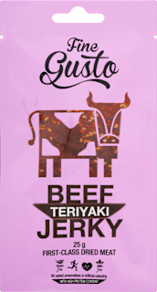sušené hovězí maso s teriyaki příchutí Fine Gusto