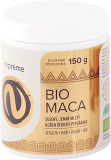 Sušený, jemne mletý koreň Bio Maca  nupreme