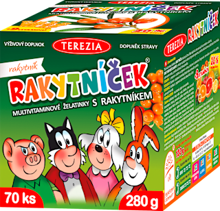 multivitamínové želatinky s rakytníkem TEREZIA
