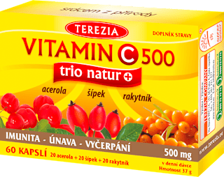 vitamín C 500 trio natur+ TEREZIA