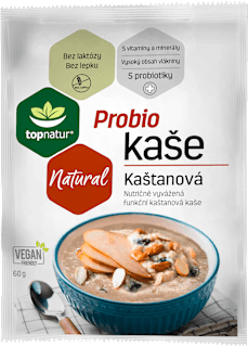 Probio kaše s kaštanovou příchutí Topnatur