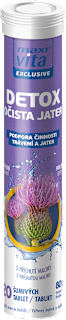 Šumivé tablety Detox očista pečene Maxi Vita