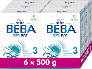 pokračovací mléčná kojenecká výživa 3 OPTIpro 12m BEBA