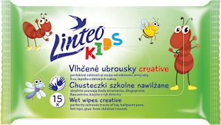Kids vlhčené ubrousky Linteo