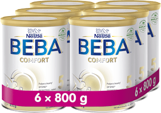 mléčná výživa pro malé děti Comfort 5 24m+ 6x800g BEBA