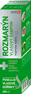 ROZMARÝN šampon na vlasy podpora růstu vlasů cemio