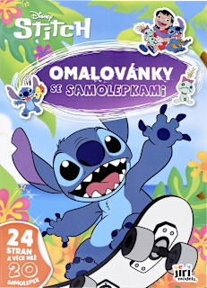 omalovánky se samolepkami Lilo&Stitch JIRI MODELS