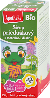 Detský prieduškový sirup s materinou dúškou Apotheke