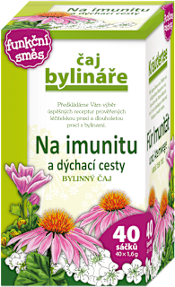 bylinný čaj Na imunitu a dýchací cesty 40 x 1,6g Čaj Bylináře