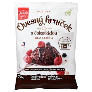 ovesný hrníček s čokoládou Semix