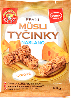 müsli tyčinky naslano sýrové Semix