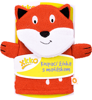Hubka na umývanie - maňuška Líška xkko