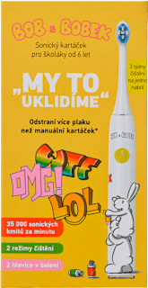 sonický zubní kartáček pro školáky OMG BOB & BOBEK