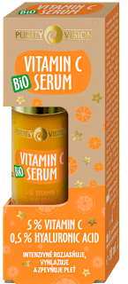 Pleťové sérum Bio Vitamin C 5 % Vitamin C, 0,5 % Hyaluronic Acid  Purity Vision