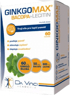 Bacopa i lecitin kapsule GINKGOMAX