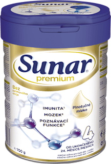 Mliečny nápoj pre malé deti premium 4 Sunar