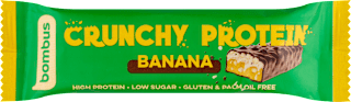 Crunchy Protein tyčinka s příchutí banán bombus