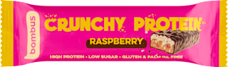 Crunchy Protein tyčinka s příchutí malina bombus