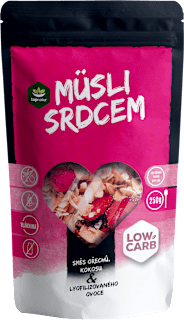 Low Carb Müsli srdcem sypané Topnatur