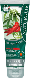 Gel de masaj Cannabis&Chilli  Naturalis