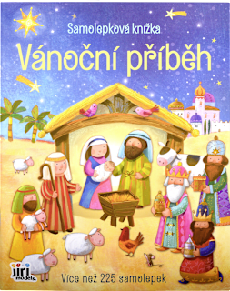 samolepková knížka Vánoční příběh JIRI MODELS