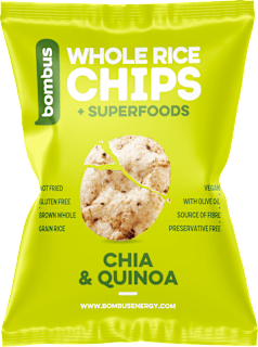 rýžové chipsy Chia & Guinoa bombus