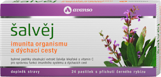 pastilky Šalvěj avanso