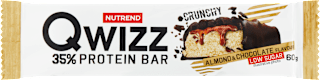 Qwizz Protein Bar proteinová tyčinka příchuť mandle čokoláda  NUTREND