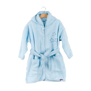 Bavlnený župan Baby Blue Stars - 12-24m xkko