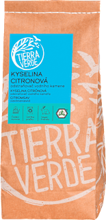 kyselina citronová, odstraňovač vodního kamene TIERRA VERDE